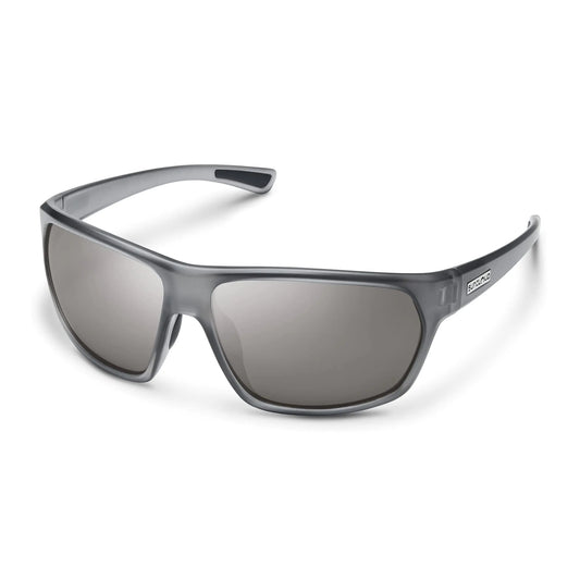 Suncloud Boone Polarized Sunglasses Matte Silver Gray/Polarized Silver Mirror One Size